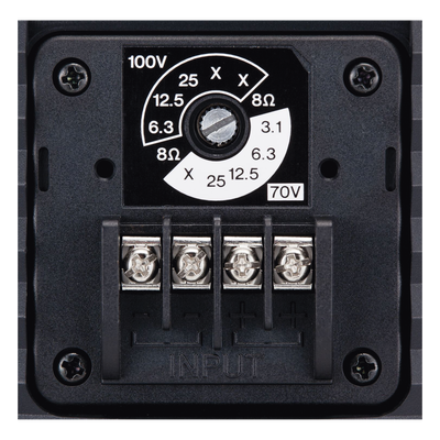 Altavoz de Montaje en Pared / 2 Vías / Woofer 4 pulgadas / Tweeter 1 pulgada / IPX3 / 70/100V y 8 Ohms / Par