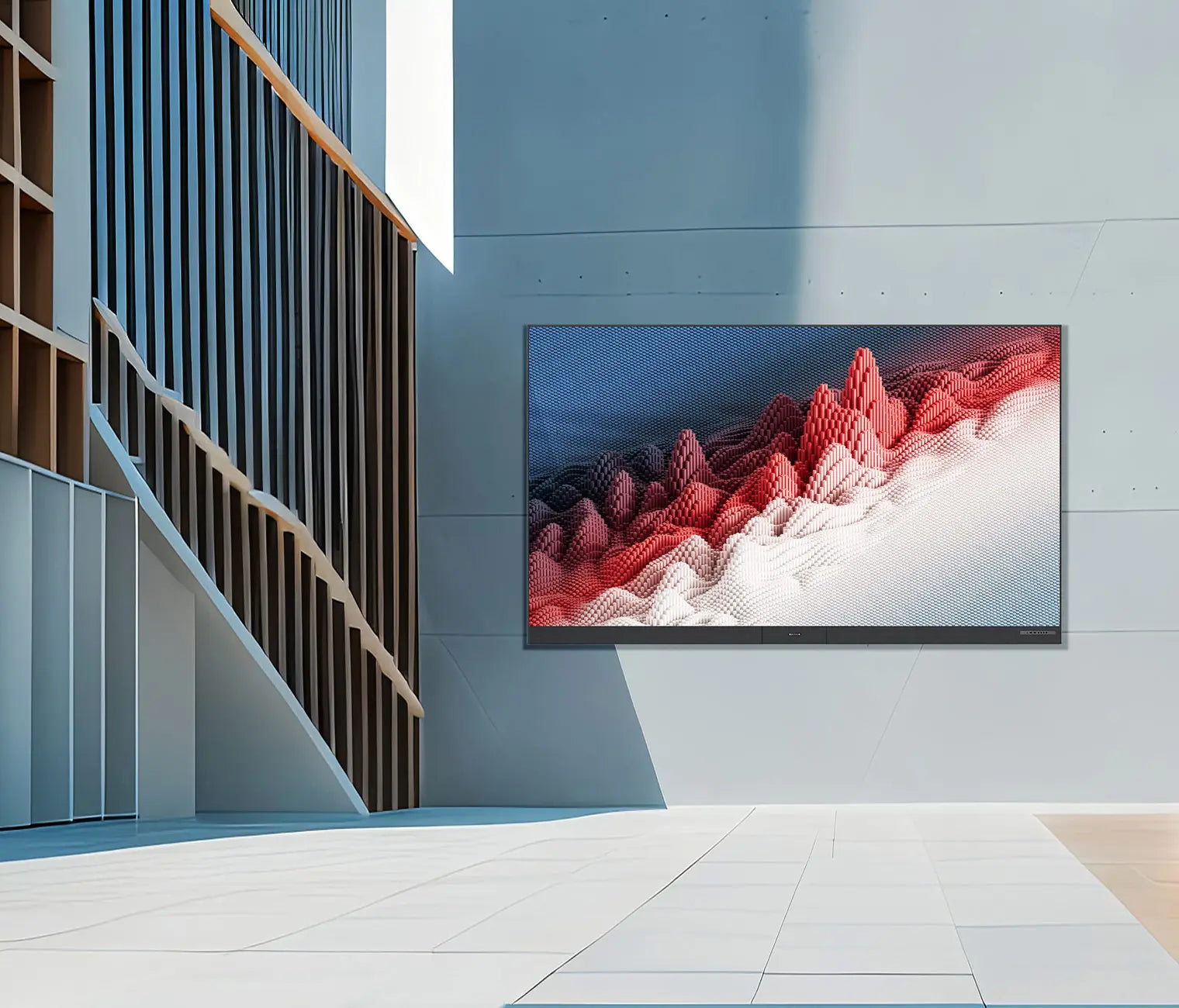 MAXHUB LX120V07 Pantalla LED 120" All-in-One | Video Wall Comercial Full HD Integrado. Diseño Ultra Delgado, Audio de Studio y Screen Sharing Inalámbrico. Solución Visual Profesional de Gran Formato para Salas de Juntas, Conferencias y Auditorios