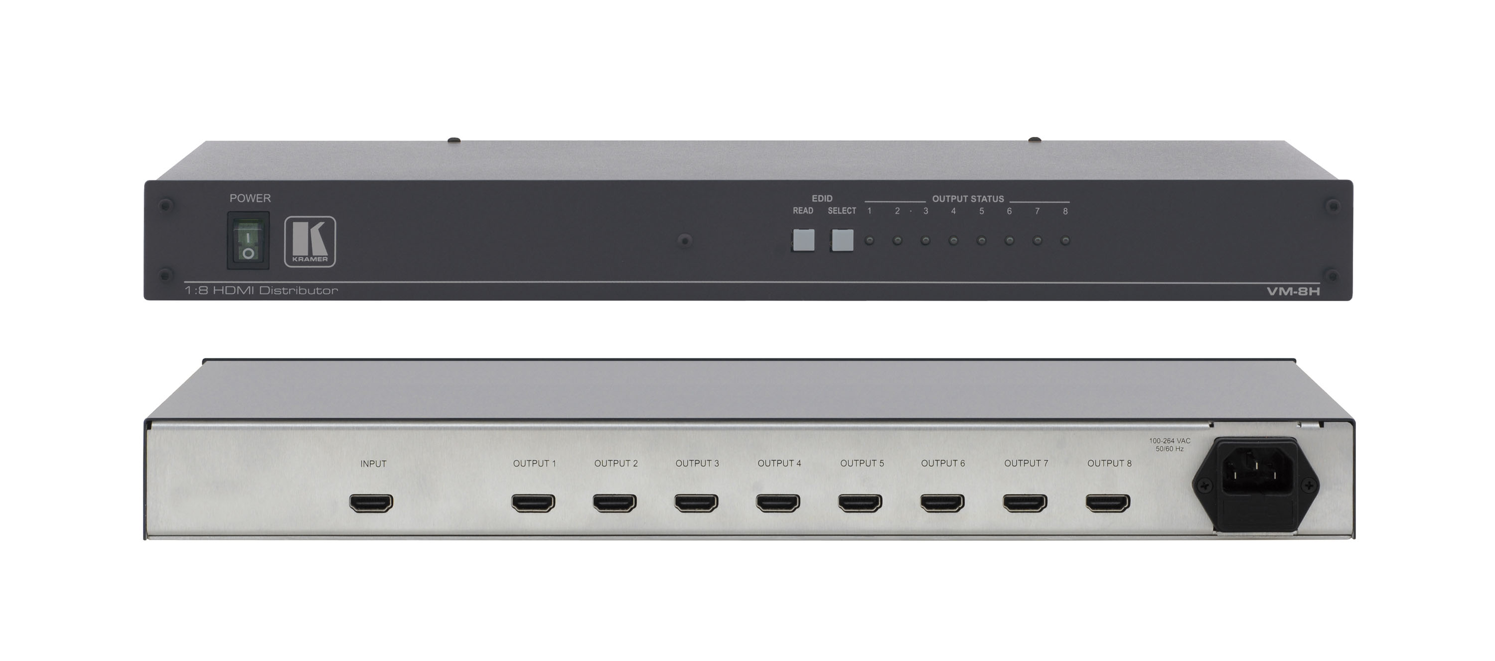 Kramer VM-8H Distribuidores Amplificadores Extensore de HDMI 1 entrada HDMI 8 salidas.
