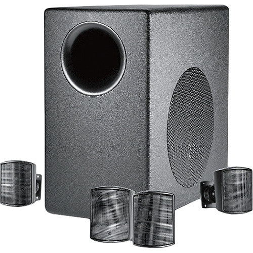 JBL C50PACK Sistema de altavoz satelital y subwoofer de montaje en superficie empaquetado