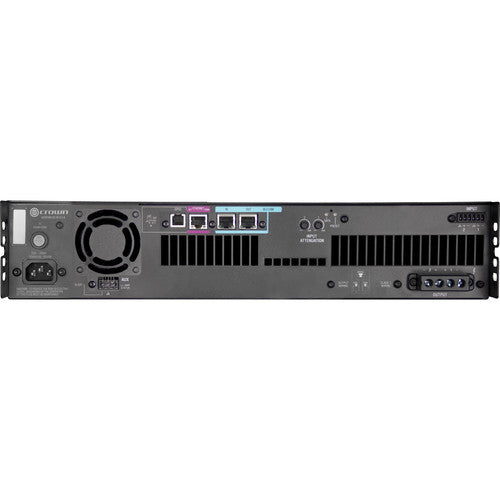 CROWN DCi 2|1250N Amplificador de potencia de 2 canales, 1250 W a 4 Ω con enlace BLU, 70 V/100 V