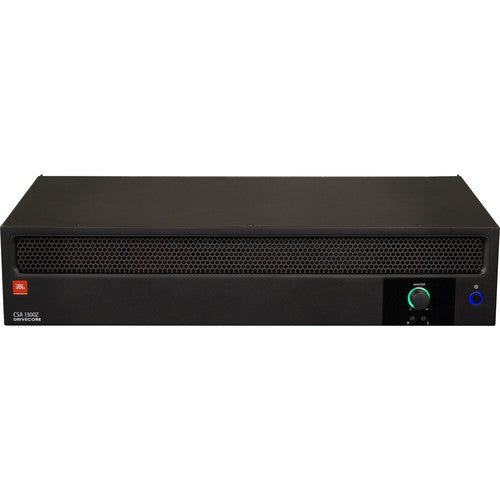 JBL CSA 1300Z Amplificador serie comercial 1 canal 300W 4Ω y 8Ω Admite instalaciones de 70V y 100V Perillas iluminadas, Control de graves y agudos