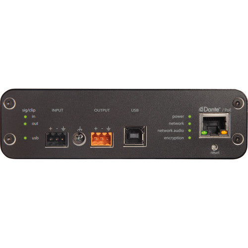 SHURE ANIUSB-MATRIX Interfaz de USB de audio en red DANTE con mezcla de matriz
