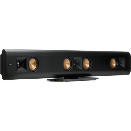 KLIPSCH RP-440D-SB Reference Premiere Designer On-Wall, barra de sonido pasiva 3 canales y 2 vías, 50 W RMS por canal