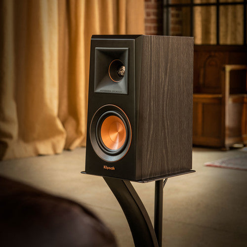 KLIPSCH RP-500M Reference Premiere Altavoz de estante 2 vías, 75W RMS 300W Pico,  Tweeter de titanio 1" 1 Woofers de cobre hilado 5.25"  Color Ébano 1 Par