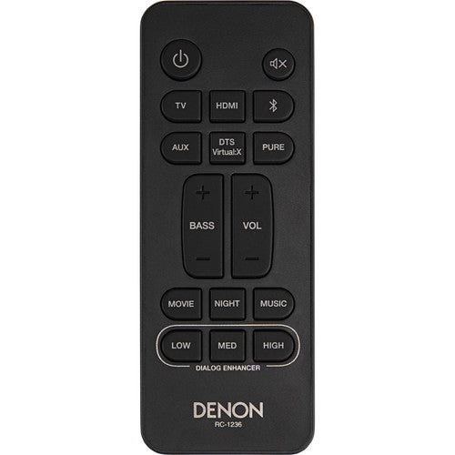 DENON DHT-S216 Barra de sonido de cine en casa Denon. HDMI con ARC, Bluetooth, decodificación Dolby y DTS