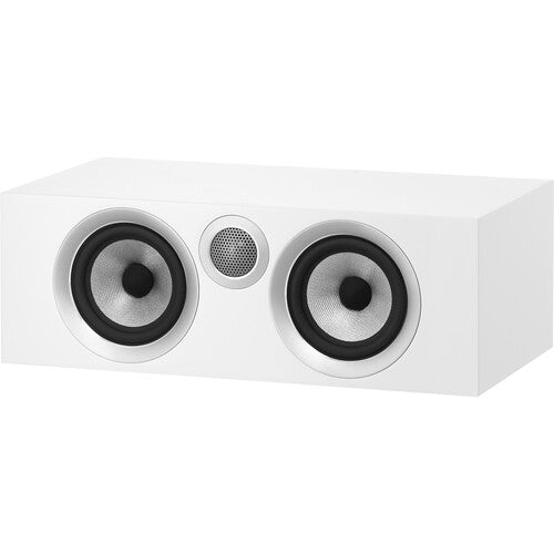 B&W HTM72 S3 WH Altavoz de canal central de dos vías. Es el altavoz para canal central más compacto de la serie 700 (color blanco satinado)