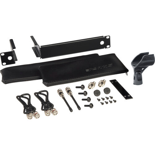 SHURE SLXD124/85 Combo inalámbrico incluye: Micrófono lavalier WL185, bodypack , Micrófono mano SM58, Receptor de montaje en rack G58: 470 a 514 MHz