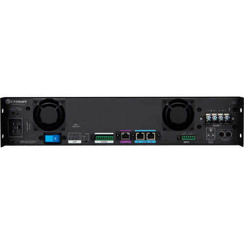CROWN DCi 2|2400N Amplificador de potencia de 2 canales, 2400 W a 4 Ω con enlace BLU, 70 V/100 V