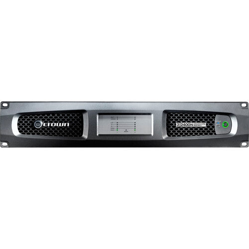 CROWN DCi 2|2400N Amplificador de potencia de 2 canales, 2400 W a 4 Ω con enlace BLU, 70 V/100 V