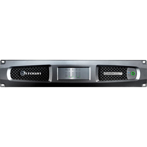CROWN DCi 4|2400N Amplificador de potencia de 4 canales, 2400 W a 4 Ω con enlace BLU, 70 V/100 V