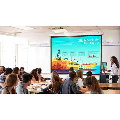 OPTOMA ZX300 Videoproyector de 3500 Lúmenes, Lampara Laser, compacto, puede operar 24/7 sin mantenimiento, Compatible con 1080p Resolución nativa XGA