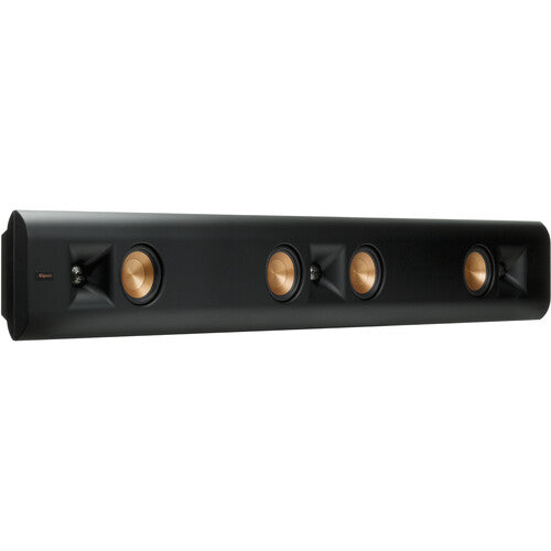 KLIPSCH RP-440D-SB Reference Premiere Designer On-Wall, barra de sonido pasiva 3 canales y 2 vías, 50 W RMS por canal