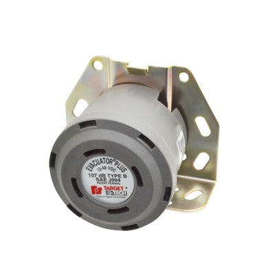Alarma de Reversa y Sirena Preventiva, 12-48 Vcd, 107 dB para Trabajo Pesado