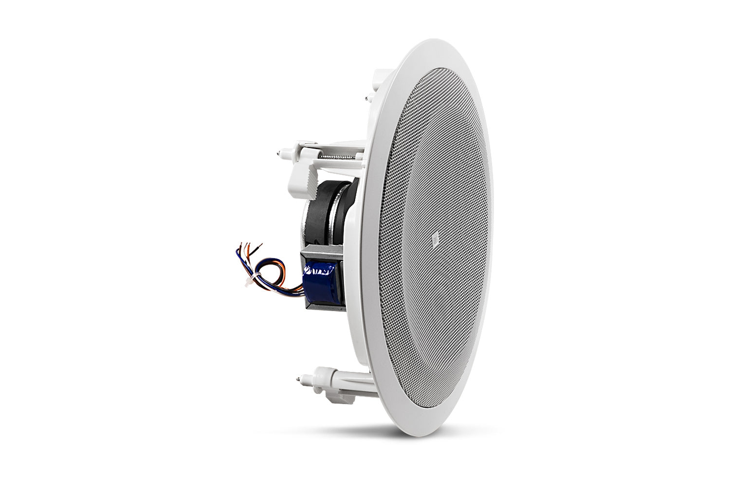 JBL 8128 Altavoz de techo rango completo 2 vías 8" para aplicaciones comerciales a línea de 70V/100V Taps 6/3/1.5/0.75 Watts. Pieza