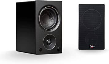 PSB Alpha AM3 Altavoces de estantería activo Sistema estéreo de 2 bocinas, amplificador Clase D 35W, Con Bluetooth, salida de subwoofer y entradas AUX