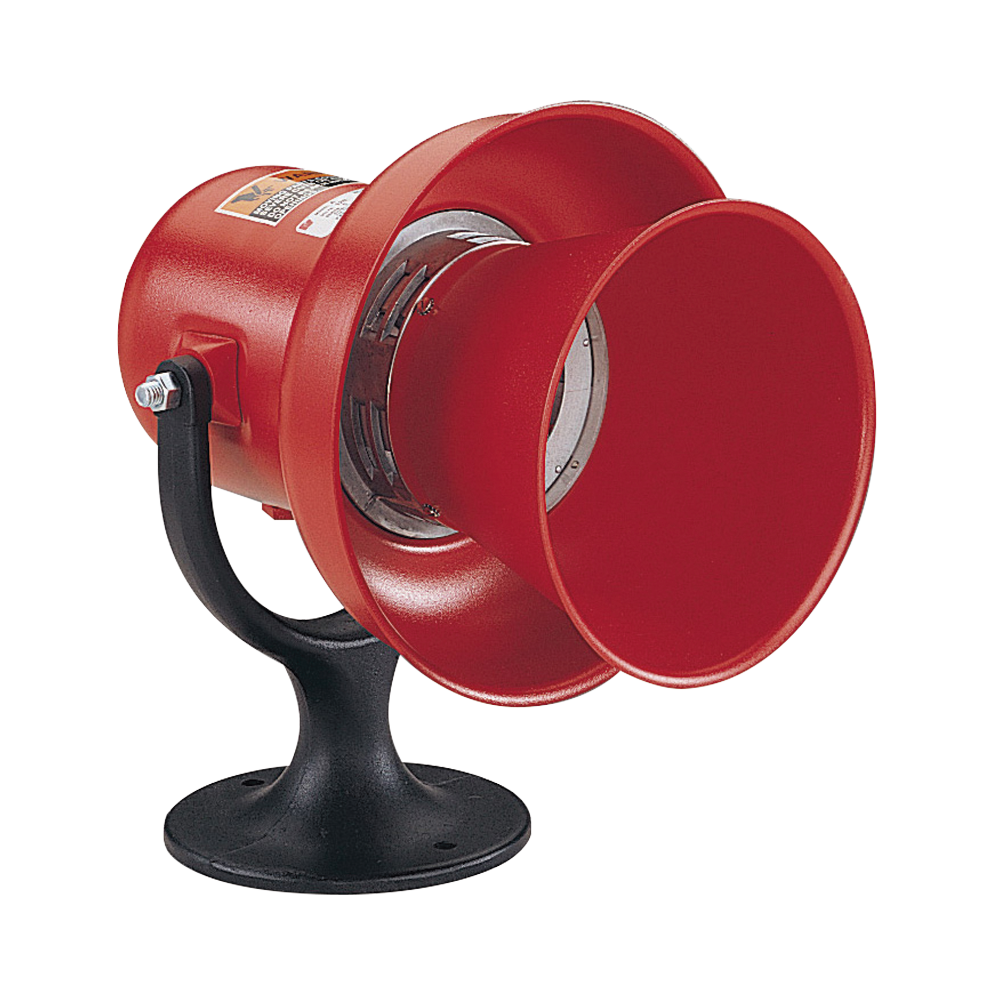 Sirena electromecánica, UL y cUL, 120 Vca/cd, roja