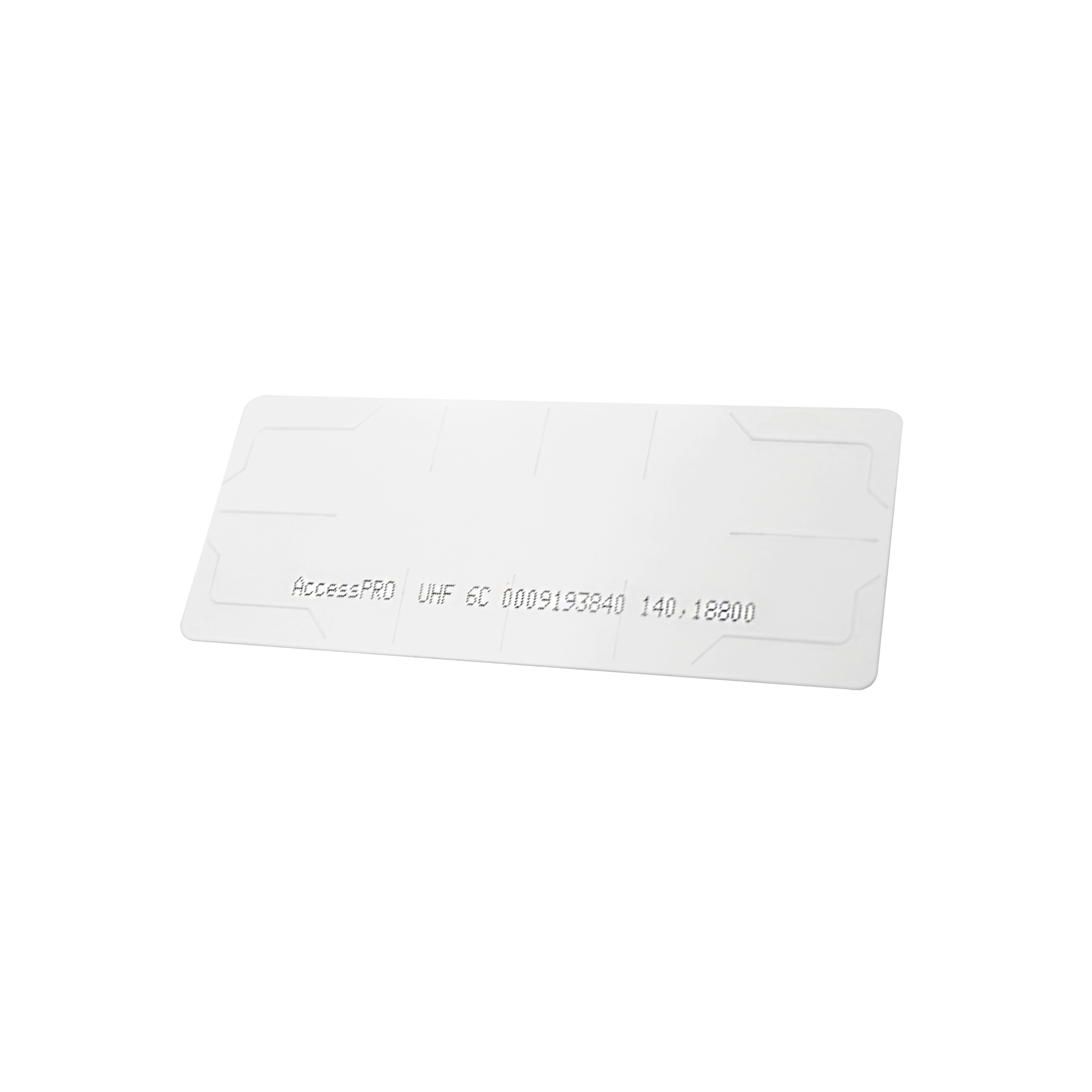UHF TAG Adherible Tipo Etiqueta / EPC GEN 2 / Se Adhiere al Cristal del Vehículo / Compatible con Lectoras de Largo Alcance PRO12RF y PRO6RF