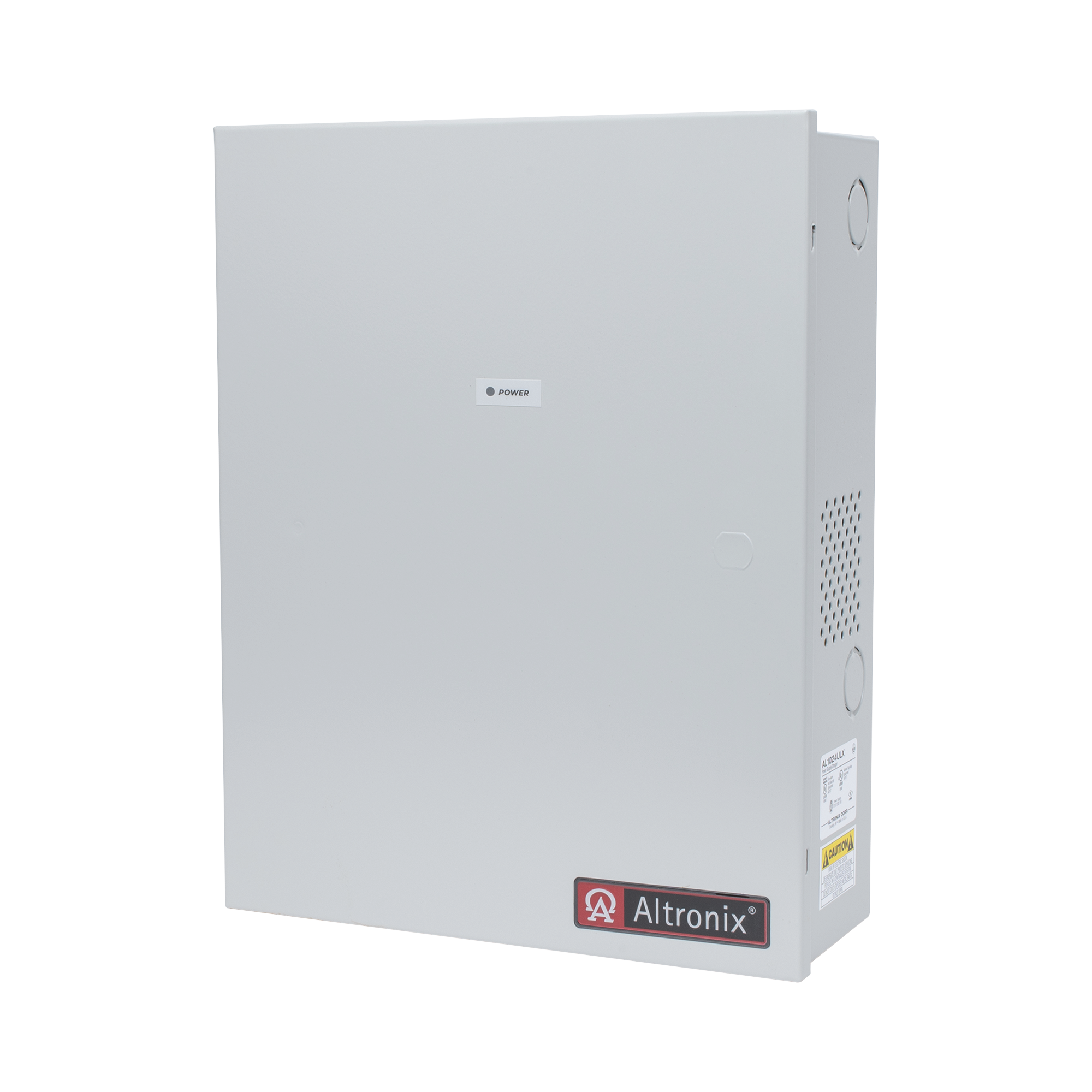 Fuente de alimentación de 24 Vcd@ 10 A / Con capacidad de baterías de respaldo / 1 salida / Requieren baterías / Voltaje de entrada de : 115 Vca.