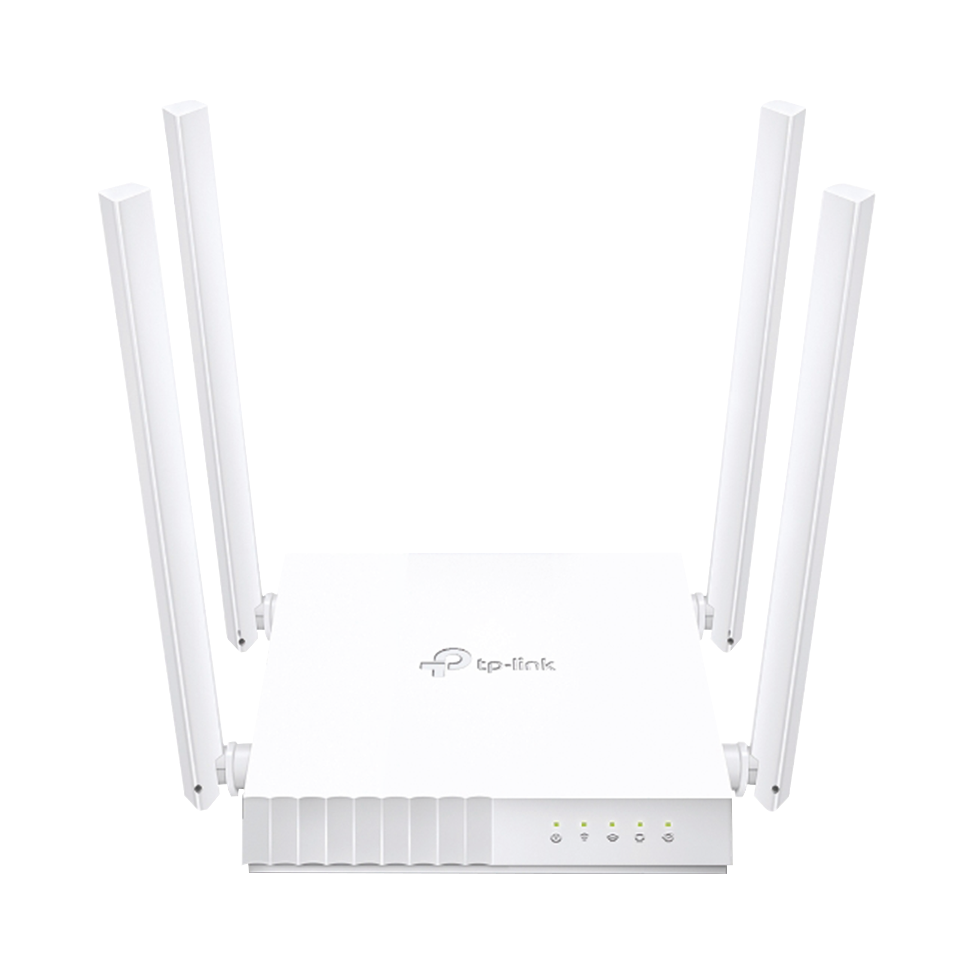 Router Inalámbrico doble banda AC, 2.4 GHz y 5 GHz Hasta 733 Mbps, 4 antenas externas omnidireccional, 4 Puertos LAN 10/100 Mbps, 1 Puerto WAN 10/100 Mbps
