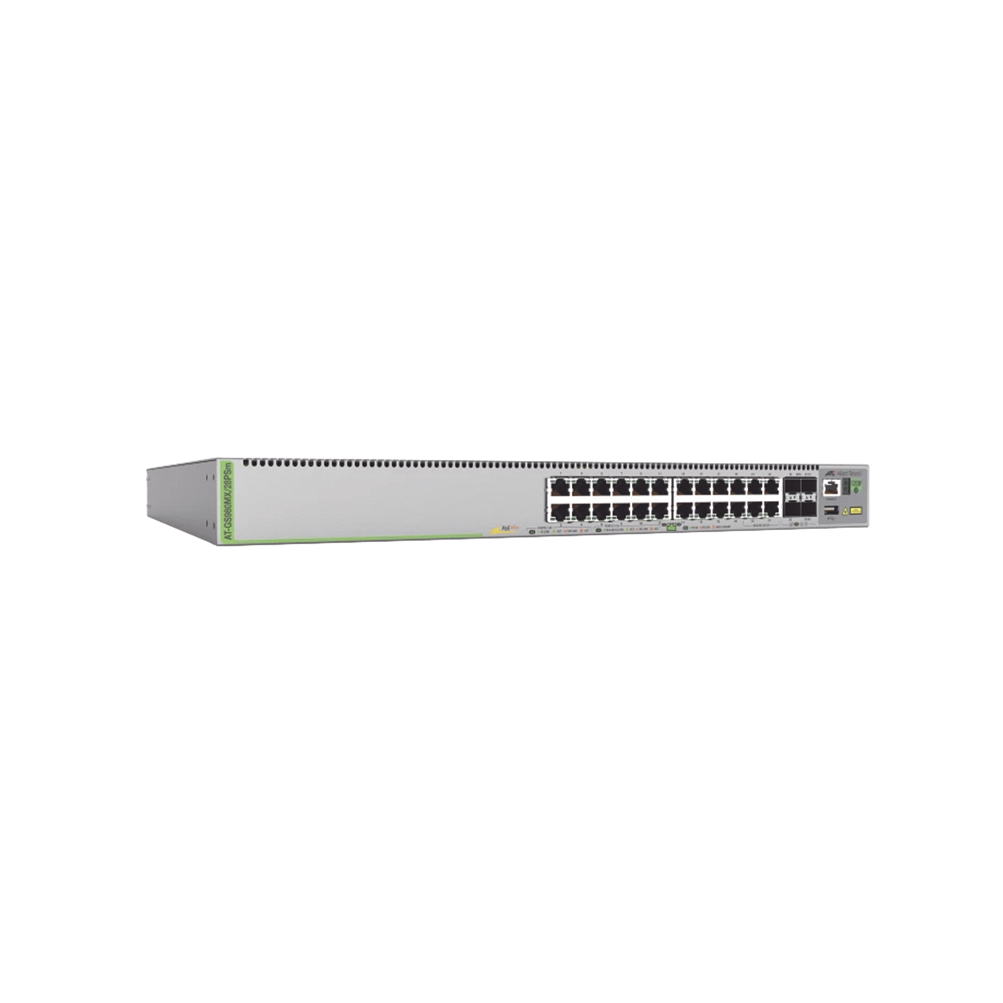 Switch L3, Stack, 20 puertos 1G POE+, 4 MultiGigabit POE+, 4 puertos SFP+, PSU FIJA
