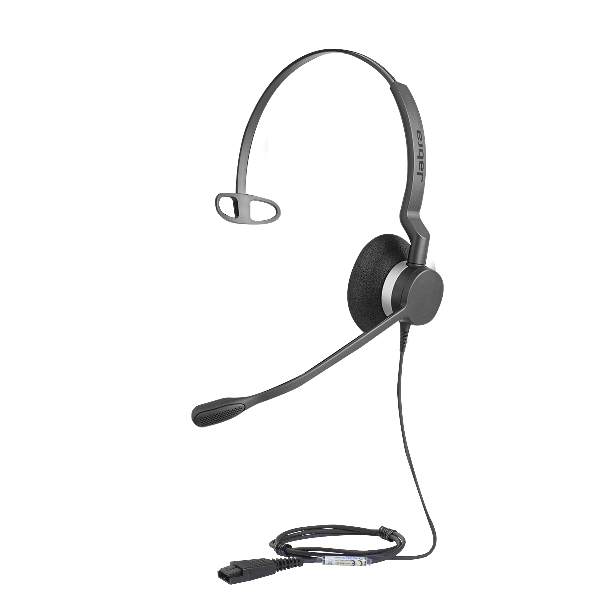 Jabra Biz 2300 Mono con conexión QD, resistente para contact center con brazo articulado con giro de 360º (2303-820-105)
