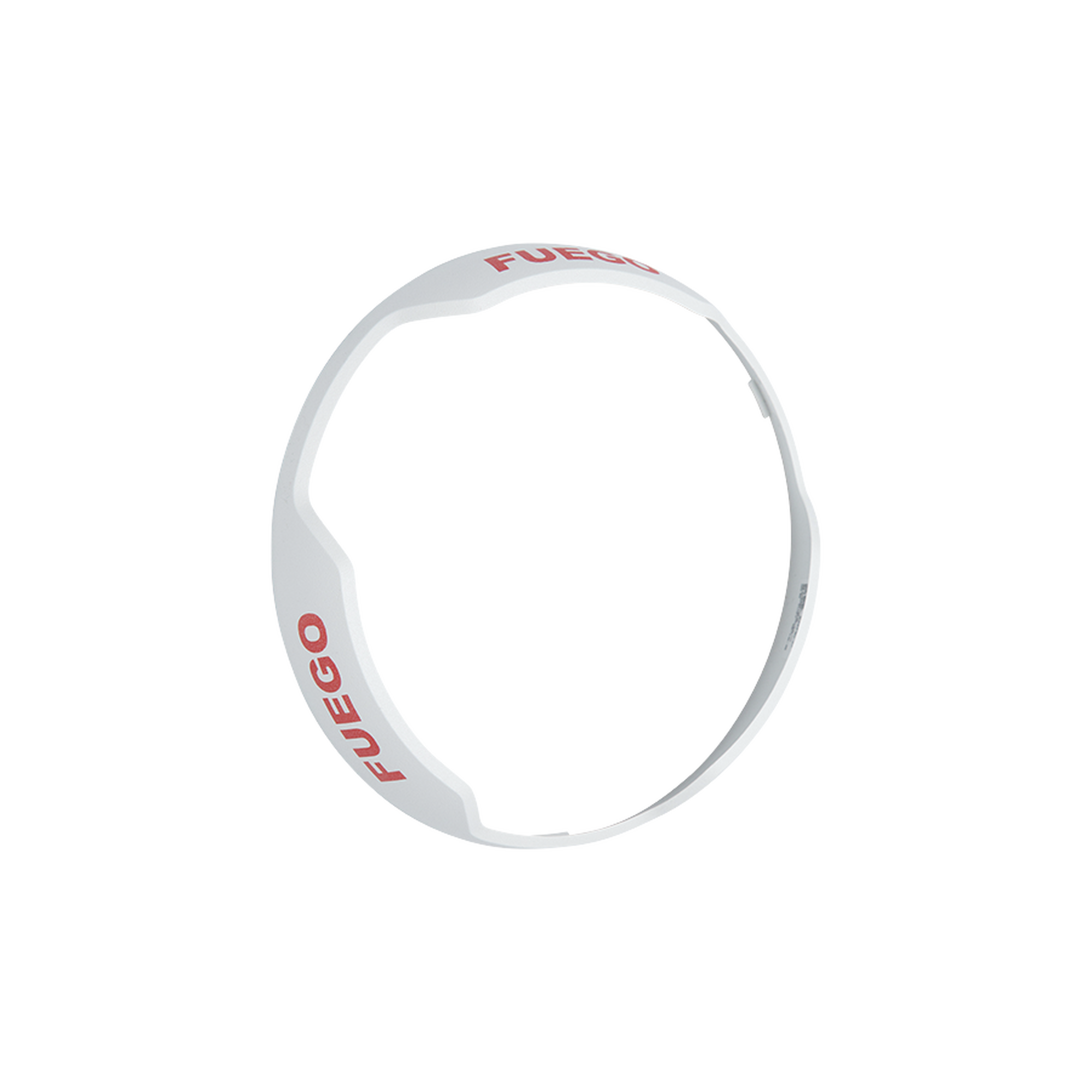 Bisel para Bocinas y Bocinas-Estrobos de Montaje en Techo / Color Blanco / Texto en Español / Paquete con 5 Piezas