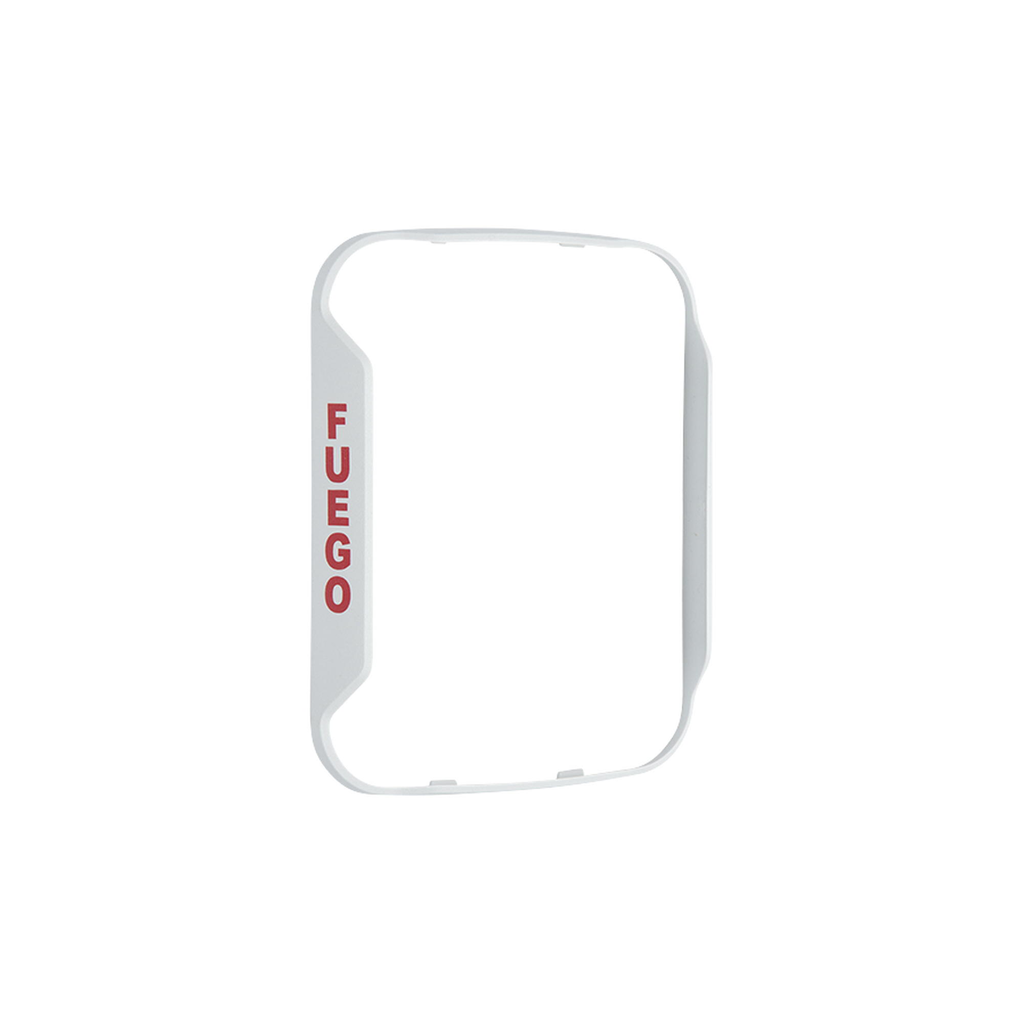 Bisel para Bocinas y Bocinas-Estrobos de Montaje en Pared / Color Blanco / Texto en Español / Paquete con 5 Piezas