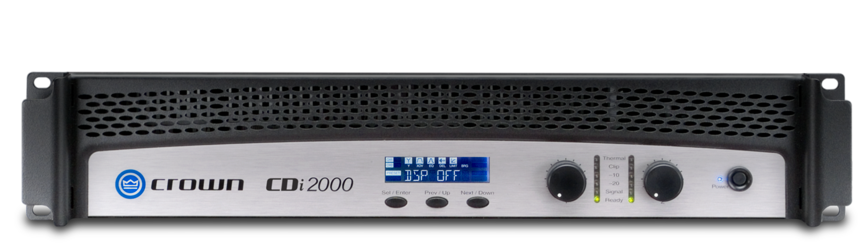 CROWN CDi 4000 Amplificador de potencia 2 canales, 1200 W a 4 Ω, 70 V/140 V