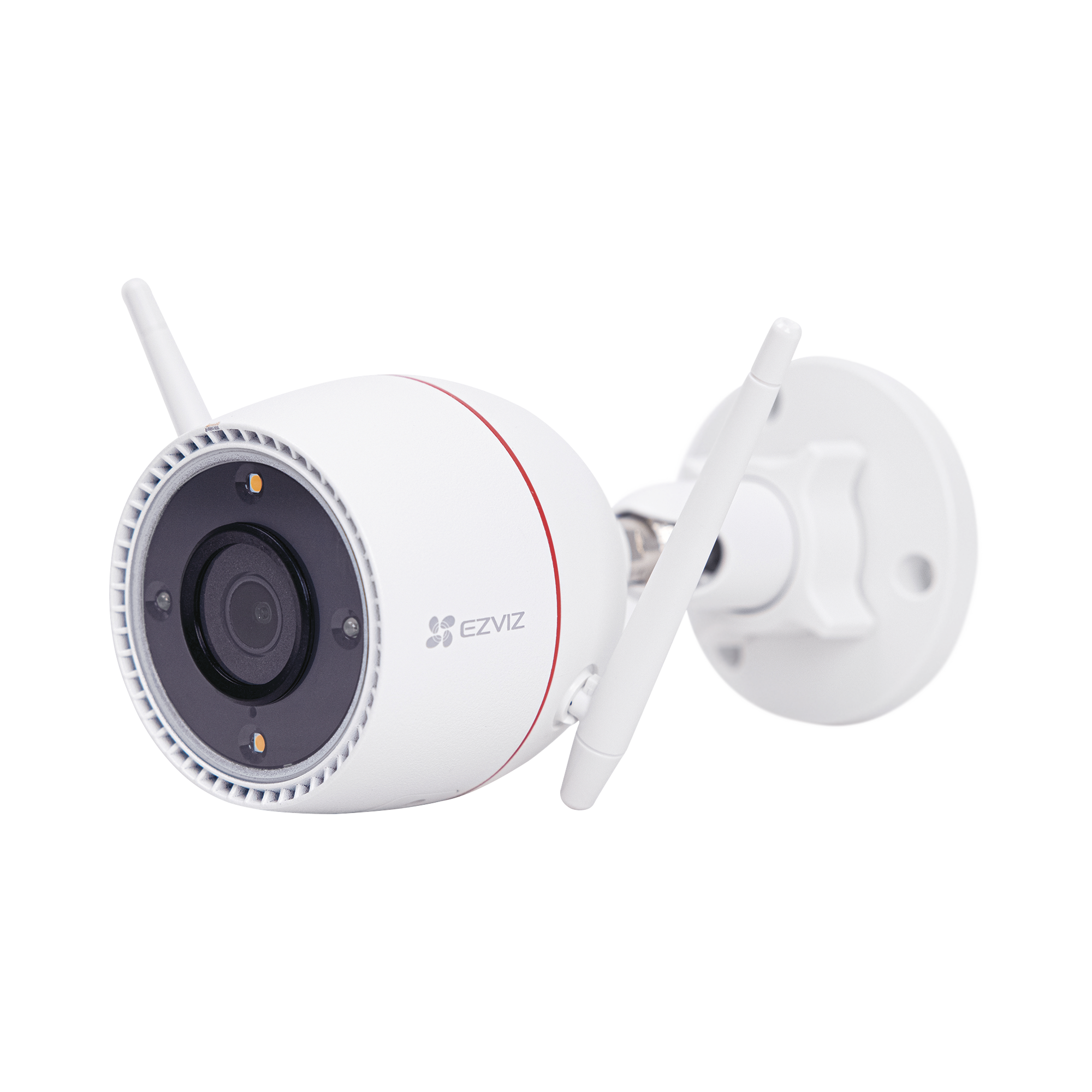 Bala IP 3 Megapíxel / Wi-Fi / Audio de Dos Vías / Visión Nocturna en Color / Sirena / Estrobo / Detección de movimiento / Notificación Push / Ranura Para Memoria / Uso en Exterior