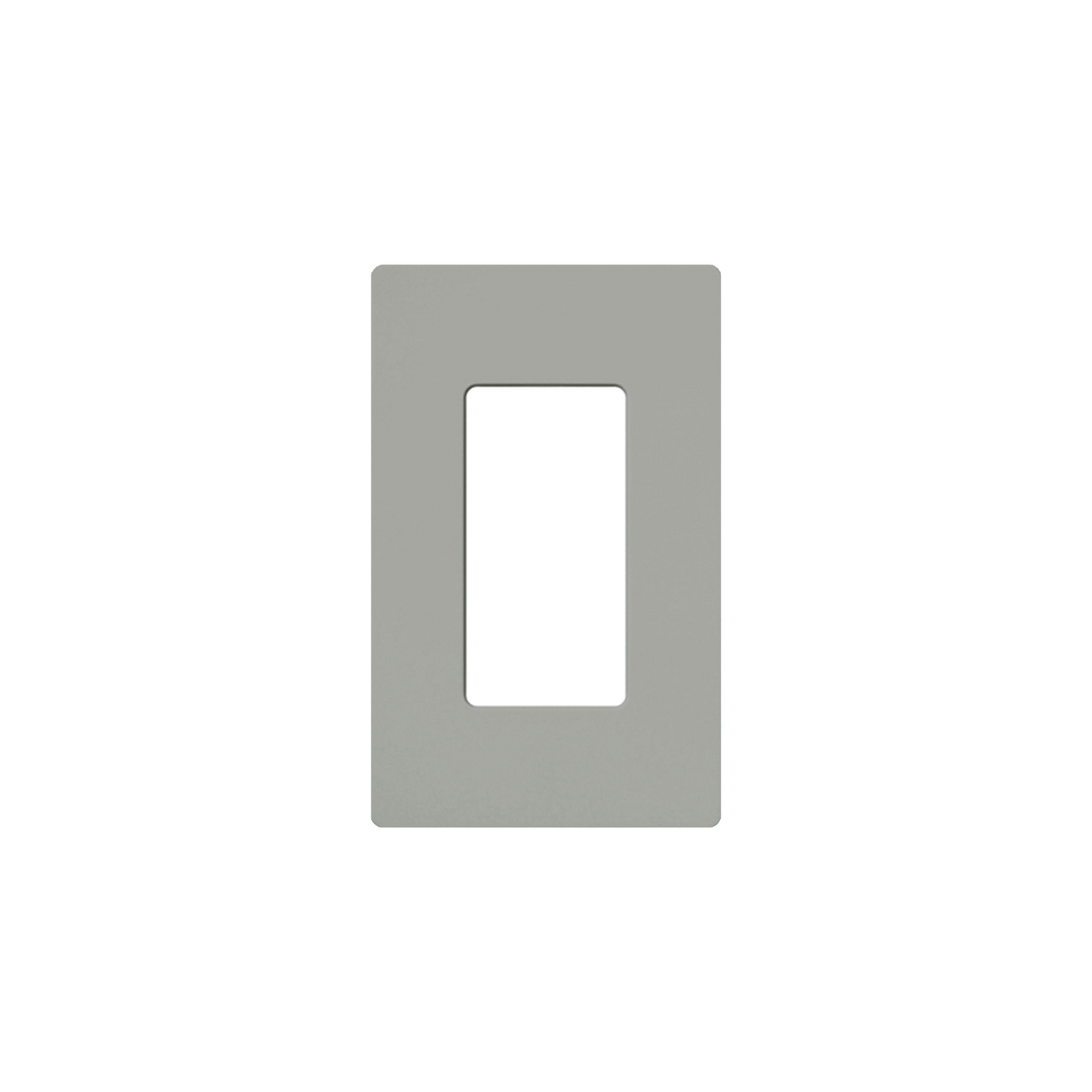 Placa de pared 1 espacio, para atenuador (dimmer), switch ó control remoto PICO inalámbrico.