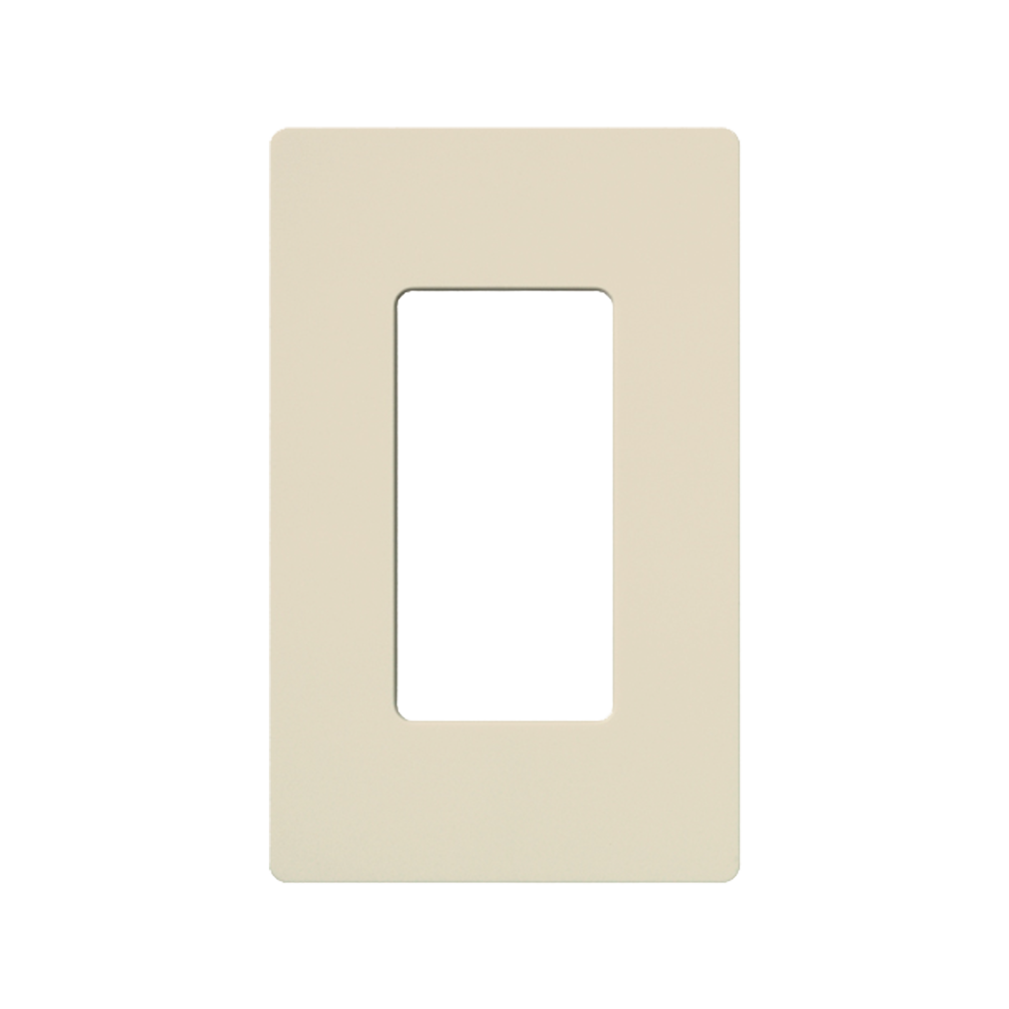 Placa de pared 1 espacio, para atenuador (dimmer), switch ó control remoto PICO inalámbrico.