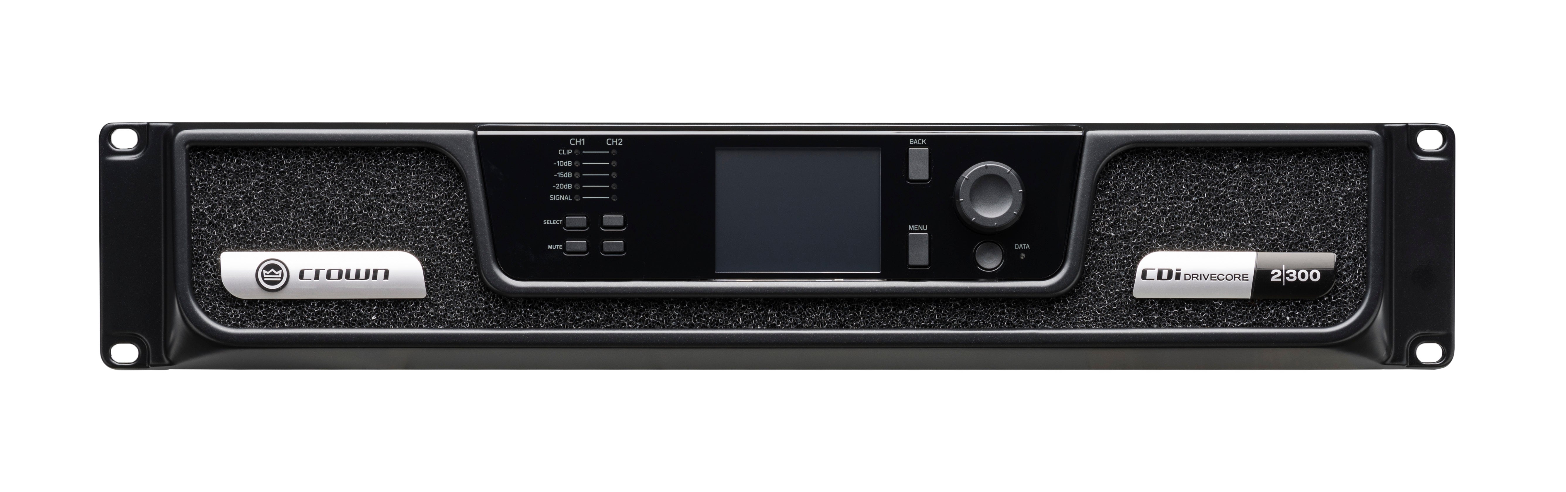 CROWN CDi 2|300 Amplificador de potencia Entrada analógica, 2 canales, 300W por canal de salida