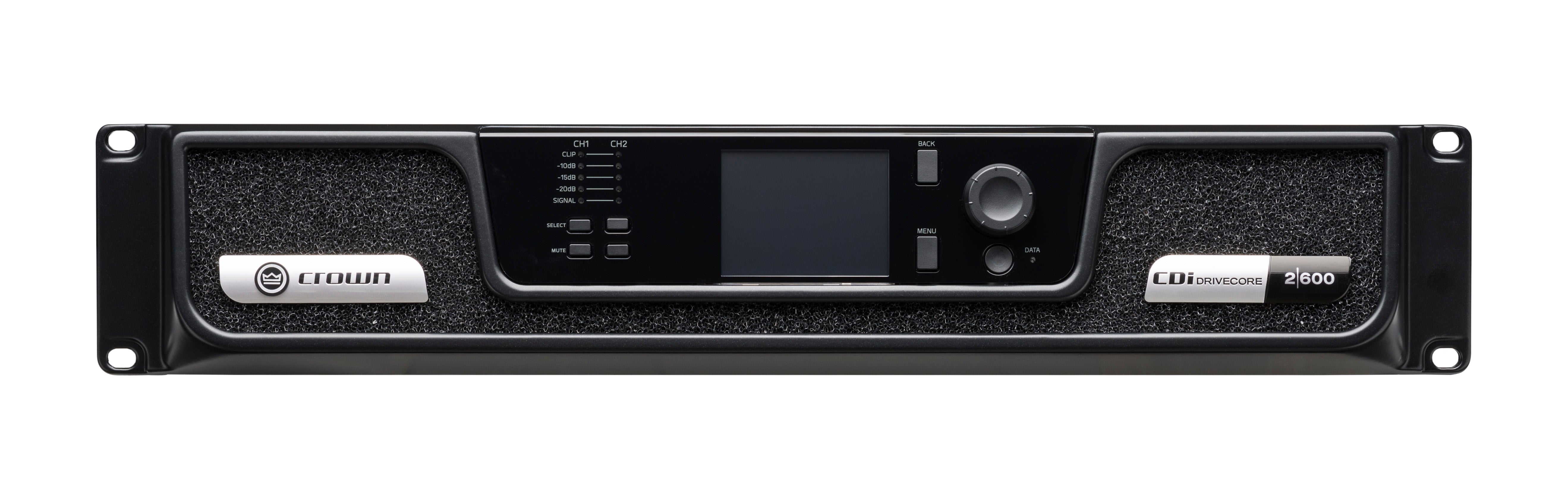CROWN CDi 2|600 Amplificador de potencia Entrada analógica, 2 canales, 600 W por canal de salida
