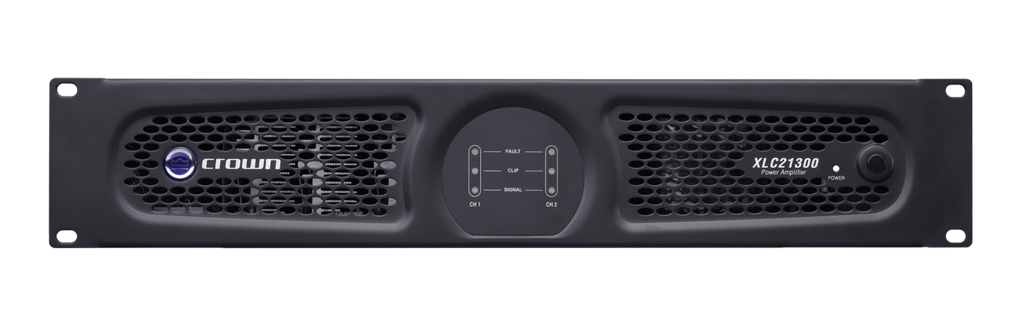 CROWN XLC 21300 AMPLIFICADOR DE POTENCIA DE 1300 WATTS DE 2 CANALES PARA APLICACIONES PRO CINEMA