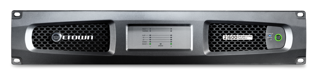 CROWN DCi 2|600 Amplificador de potencia analógico de 2 canales, 600 W a 4 Ω; 70V/100V