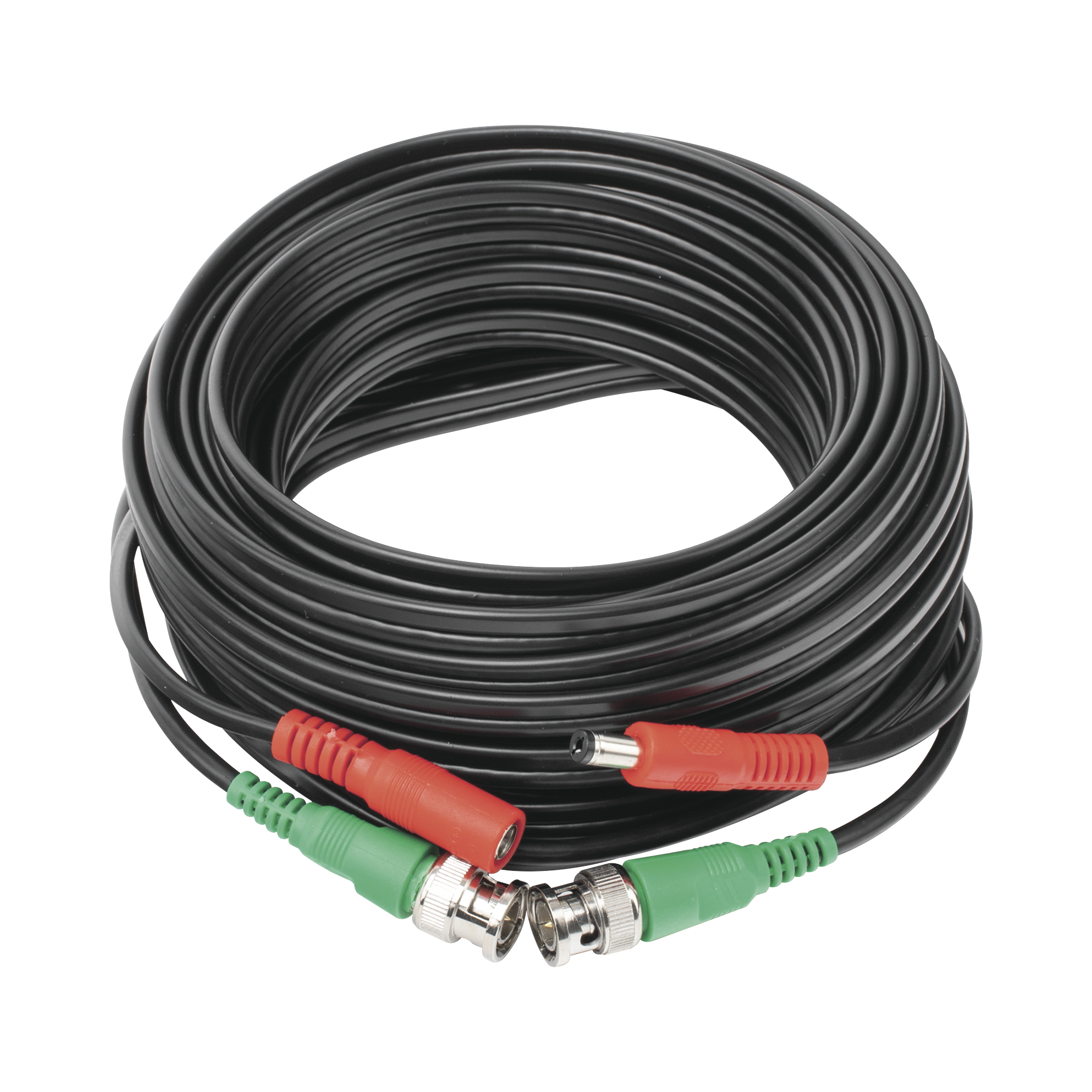 Cable Coaxial Armado con Conector BNC (Video) y Alimentación / Longitud de 10 mts / Optimizado para Cámaras 4K / Uso en Interior.