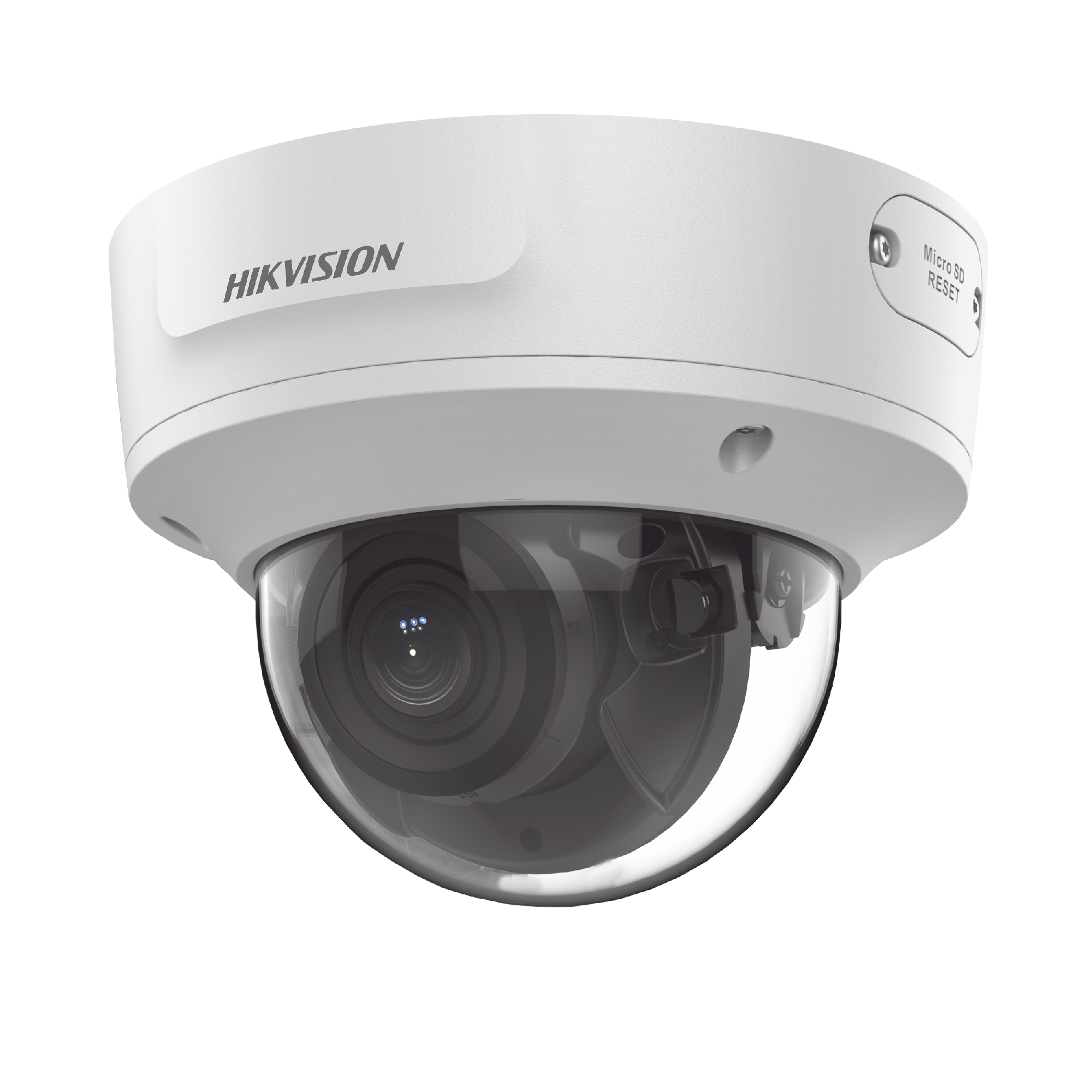 Domo IP 8 Megapixel / Lente Mot. 2.8 a 12 mm / 40 mts IR EXIR /Exterior IP67 / IK10 / WDR 120 dB / PoE / ACUSENSE (Evita Falsas Alarmas) / Entrada y Salida de Audio y Alarma / MicroSD / ONVIF
