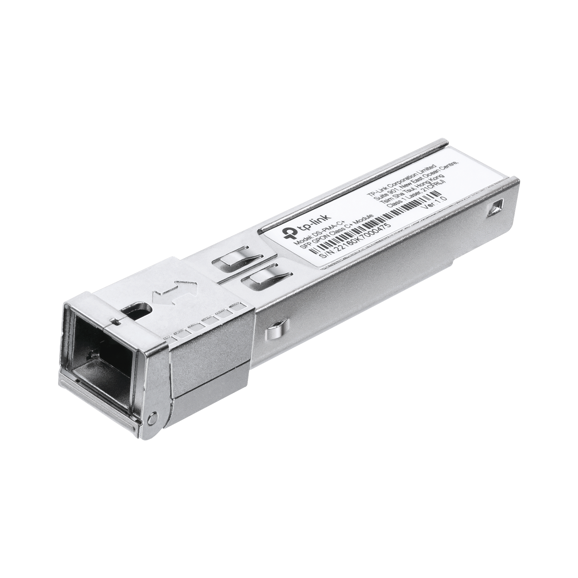 Módulo óptico SFP GPON C+, Max Splitting 1:128, conector SC/PC, hasta 20 Km.