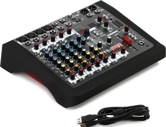 ALLEN & HEATH ZEDi-10 Mezclador de 10 canales/interfaz USB2 entradas de guitarra de alta impedanciaEnrutamiento de señal flexible a través de USB