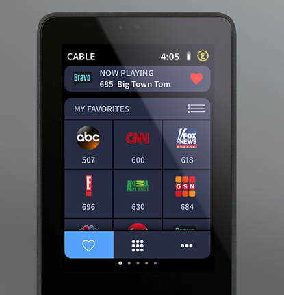CRESTRON TSR-310 Control remote con reconocimiento de comandos de voz, Pantalla táctiles y botones retroiluminados comunicación Wi-Fi y infiNET