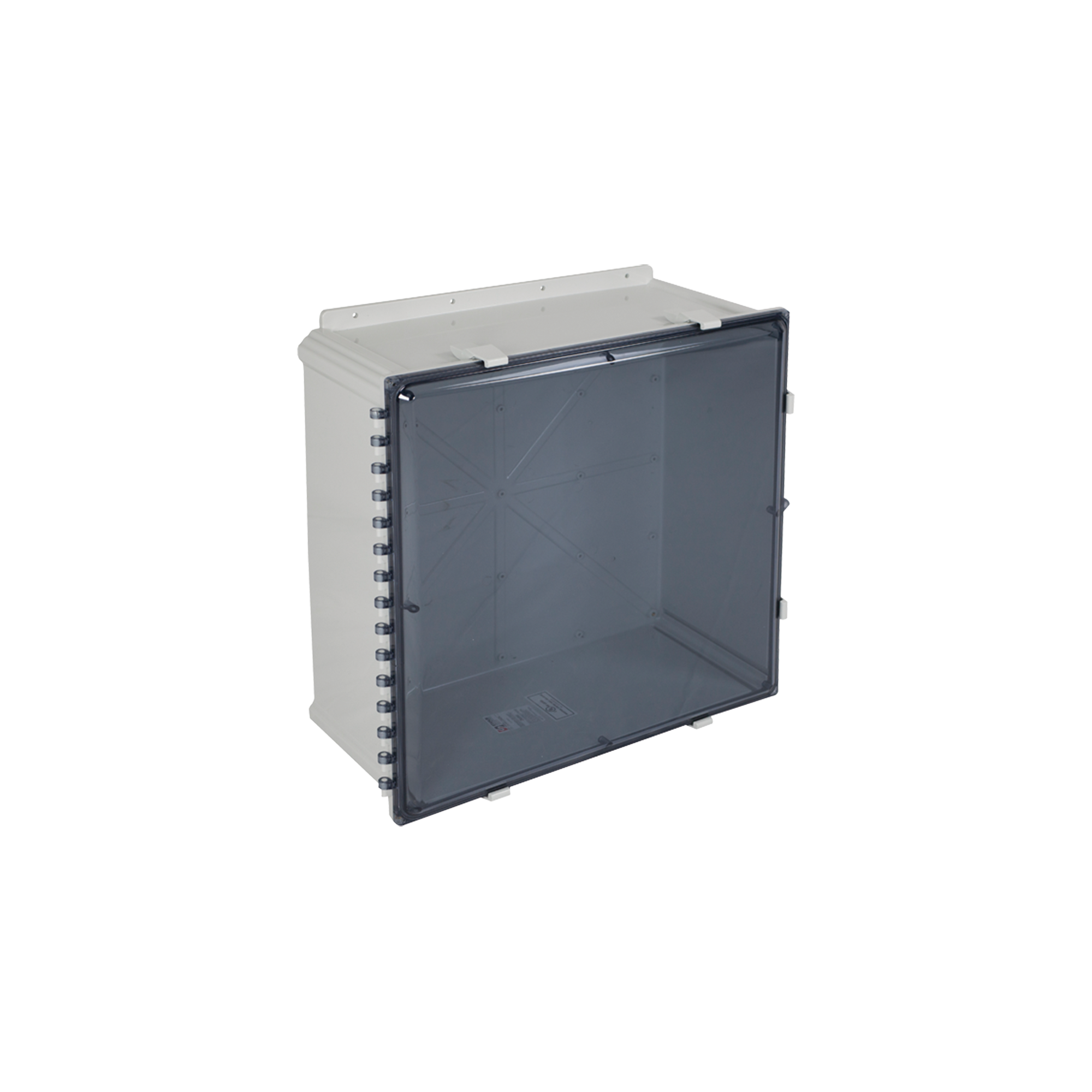 Gabinete de Policarbonato, IP66 para Uso en Interior o Exterior, Puerta Ahumada y Removible