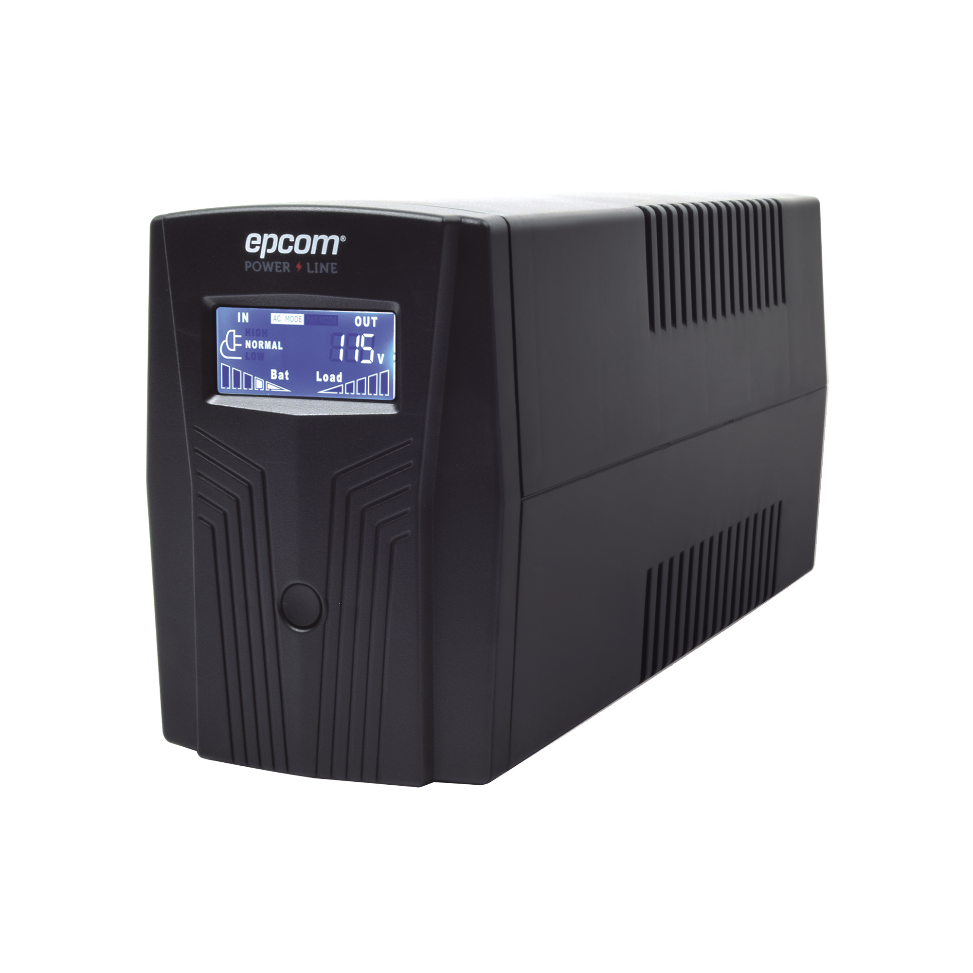UPS de 600VA/360W / Topología Línea Interactiva / Entrada y Salida 120 Vca / Clavija NEMA 5-15P / 4 Tomas NEMA 5-15R