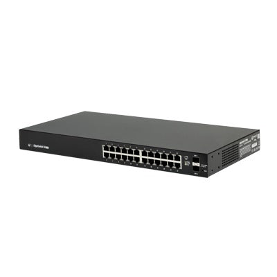 Switch EdgeMAX administrable de 24 puertos Gigabit + 2 Puertos SFP Gigabit