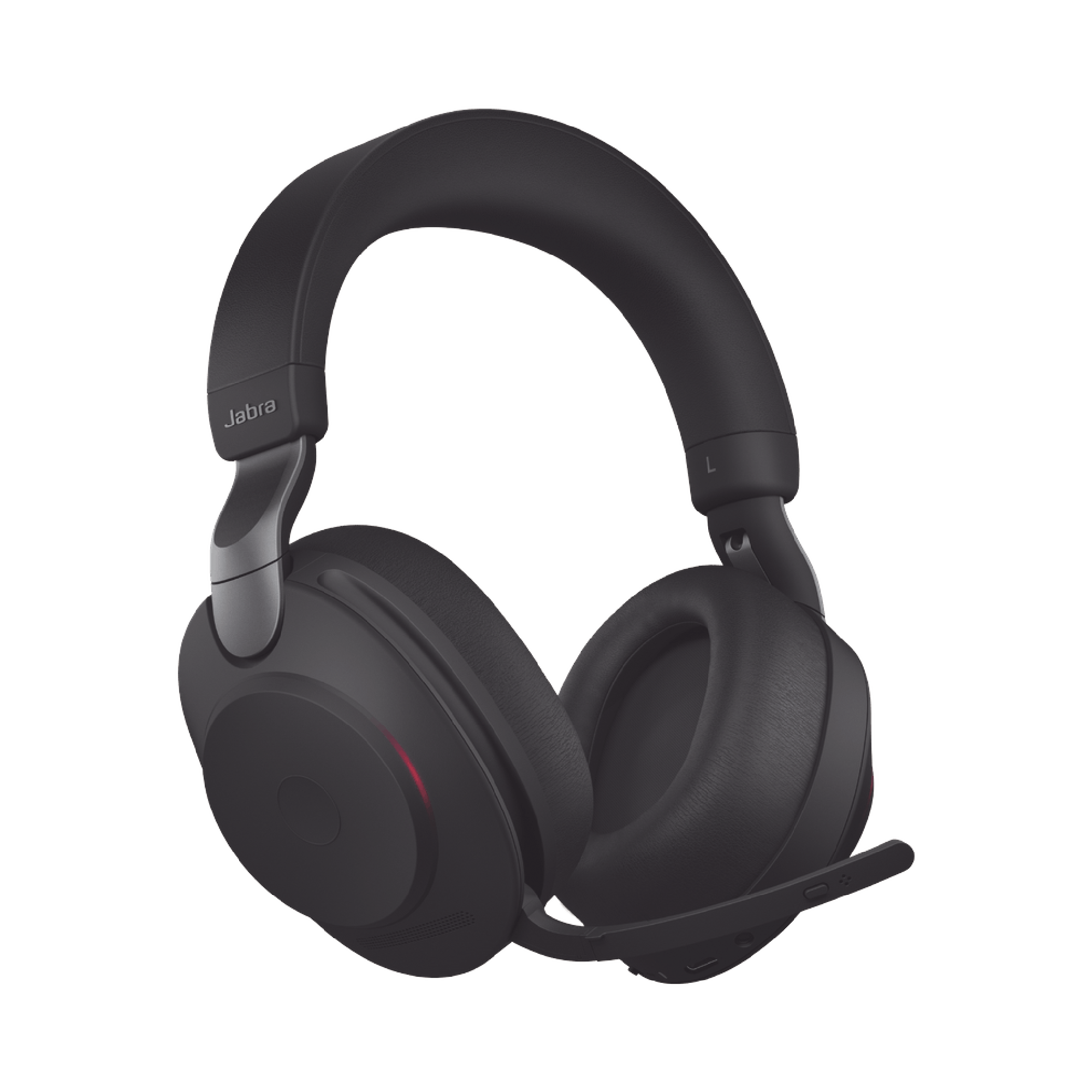Jabra Evolve2 85, Auricular stereo versión UC con cancelación de ruido activa, dongle USB-A indicador de ocupado (Busylight)(28599-989-999)