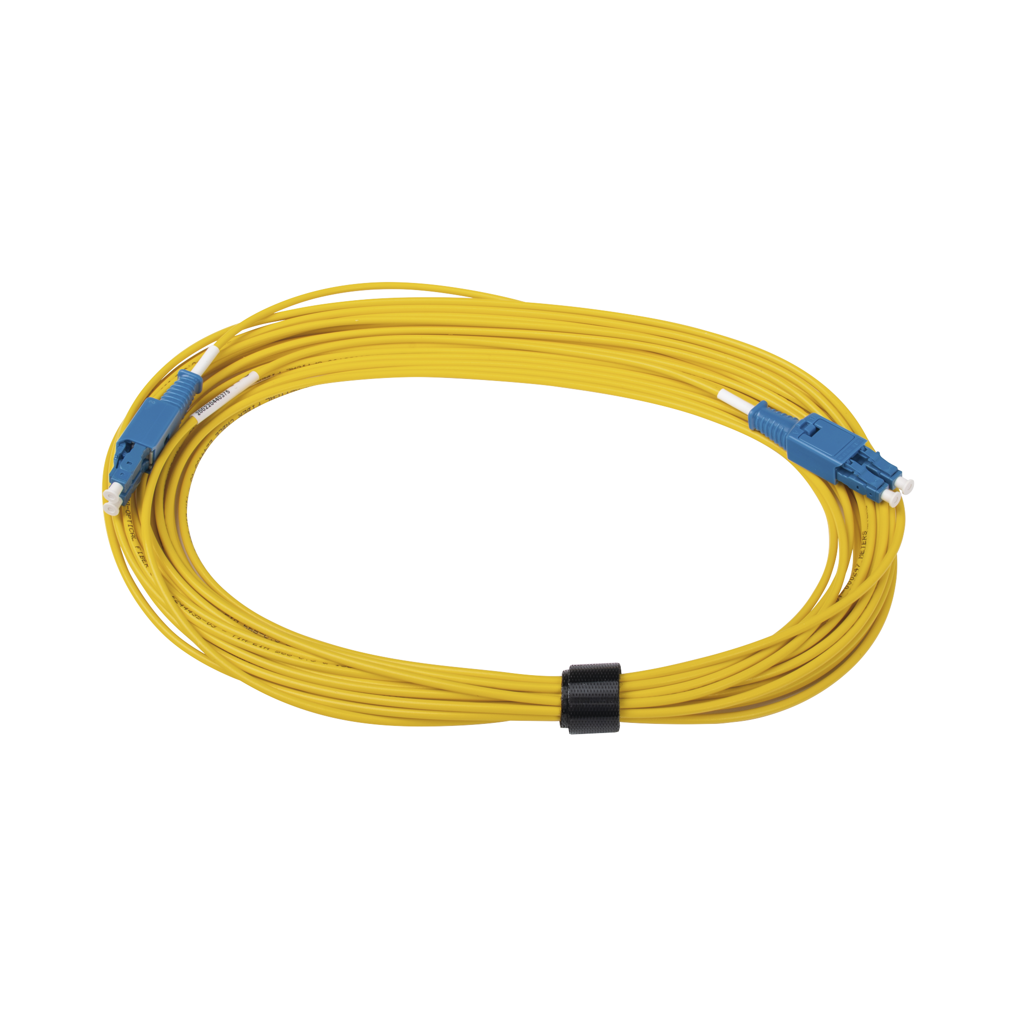 Jumper de Fibra Óptica BladePatch Monomodo OS1/2, XGLO, Riser, LC/UPC-LC/UPC Duplex, OFNR, Color Amarillo, 10 Metros