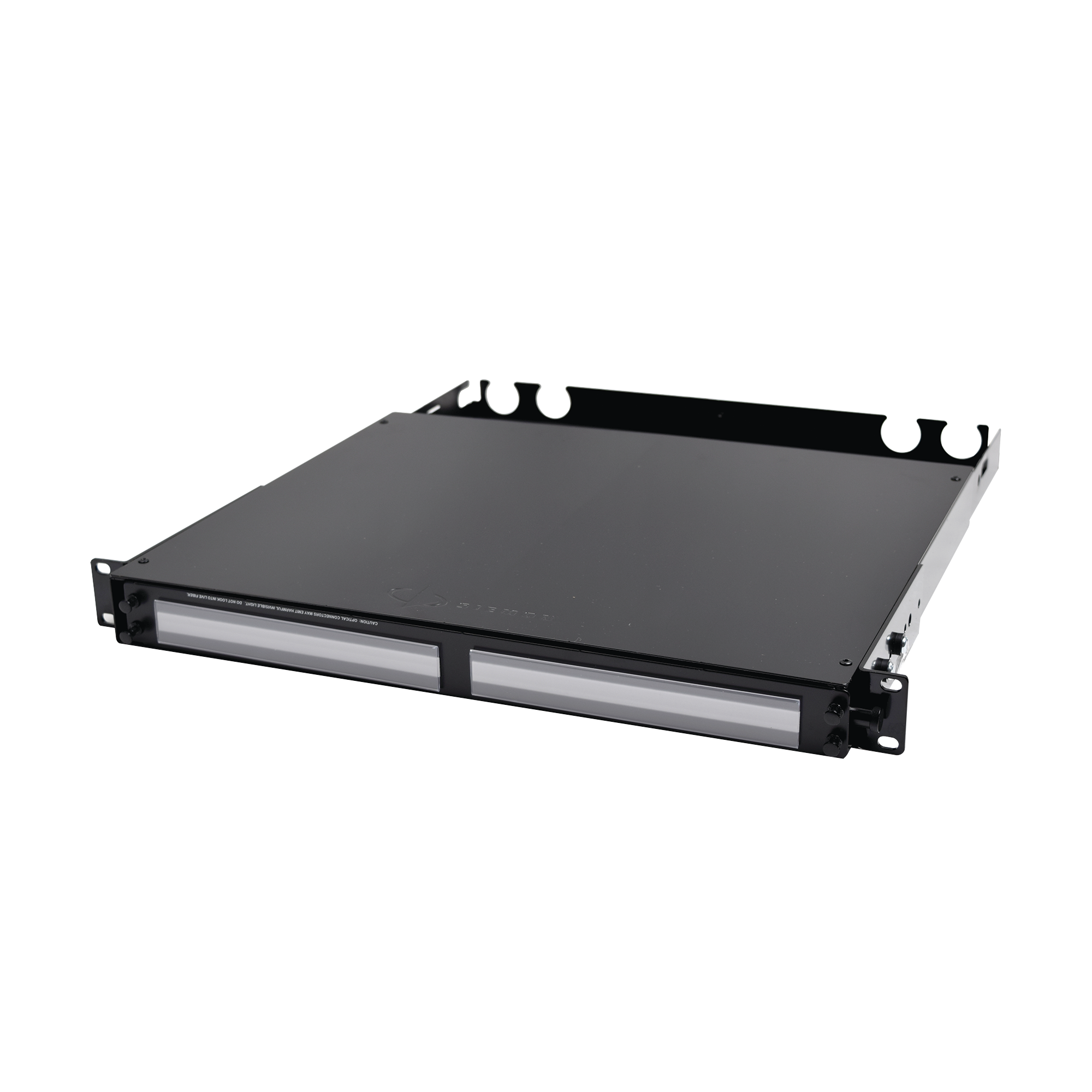 Panel de Conexión de Fibra de Alta Densidad, Para Rack de 19in, Acepta 4 Placas Plug and Play, Hasta 96 Fibras, 1 UR