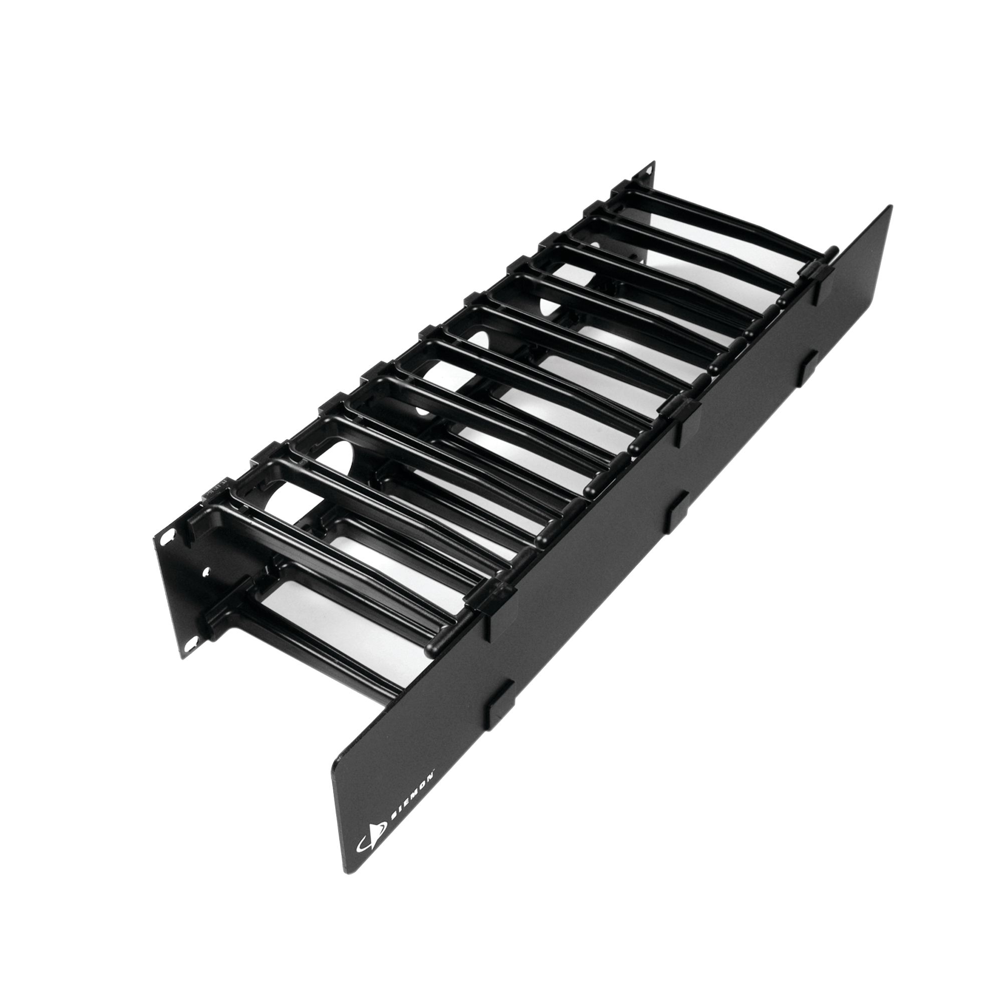 Organizador de Cable Horizontal RouteIT, Sencillo, Para Rack de 19in, 6in de profundidad, 2UR