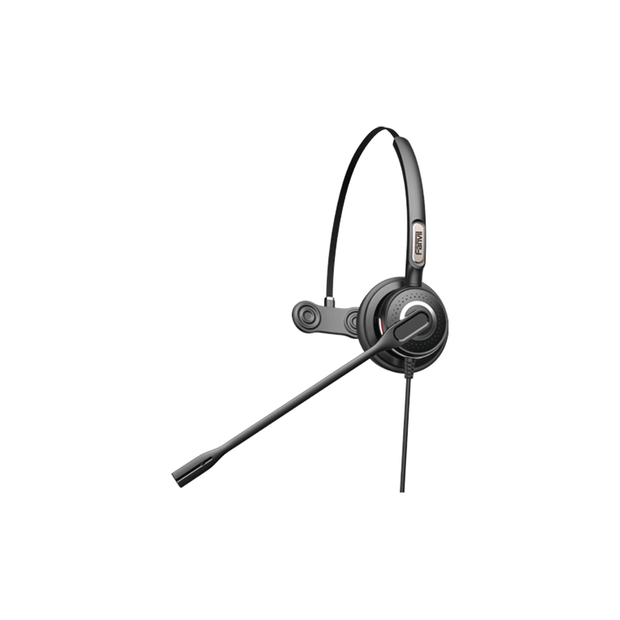 Diadema monoaural con tecnología antishock para teléfonos IP FANVIL y Polycom con micrófono de cancelación de ruido, larga durabilidad