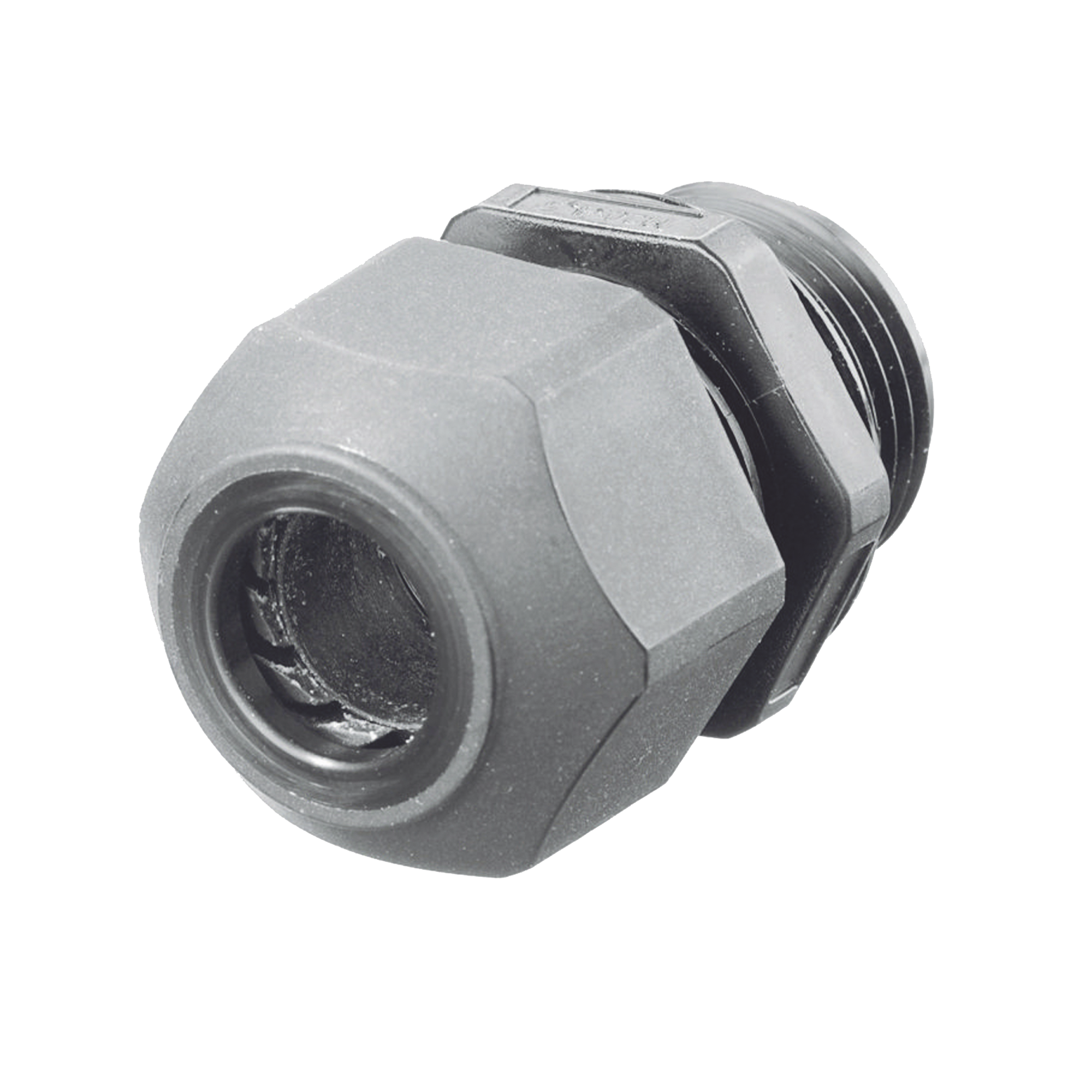 Conector de Cable, Estilo Europeo, para Conductores de 0.17" a 0.45", para Conduit 1/2", Color Gris.